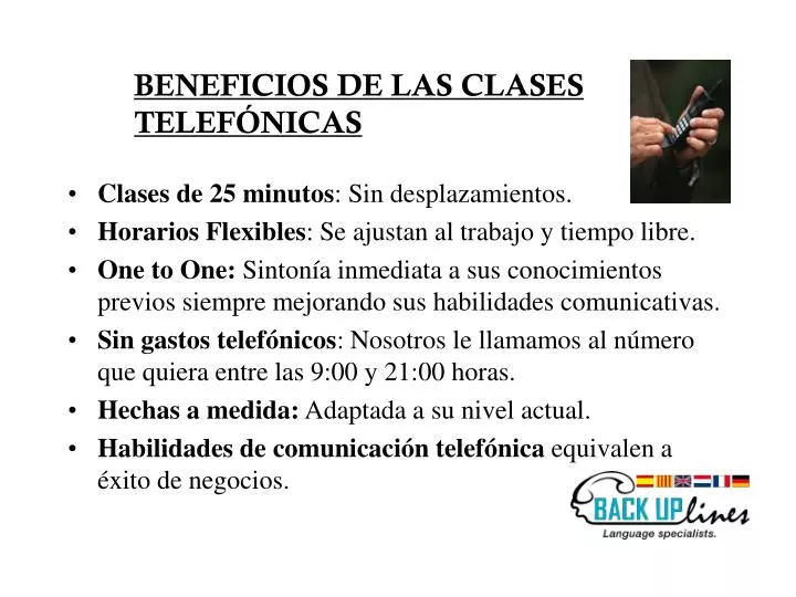 beneficios de las clases telef nicas