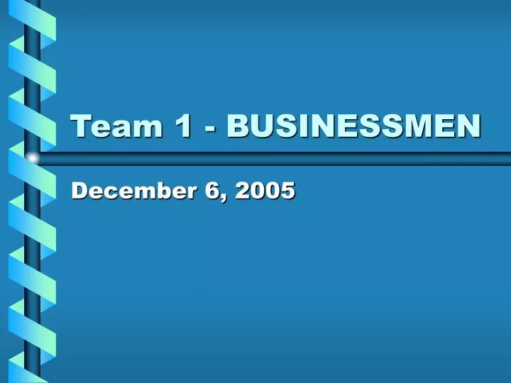 team 1 businessmen
