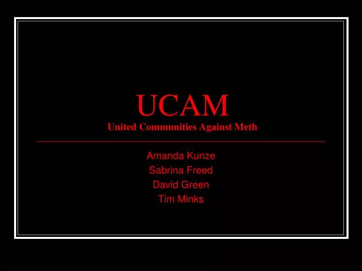 ucam united communities against meth