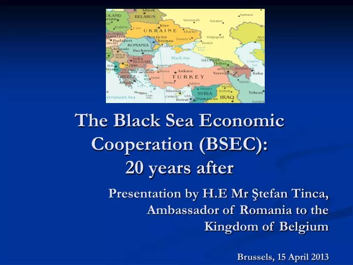 the black sea economic cooperation bsec 20 years after