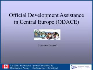 Official Development Assistance in Central Europe (ODACE)