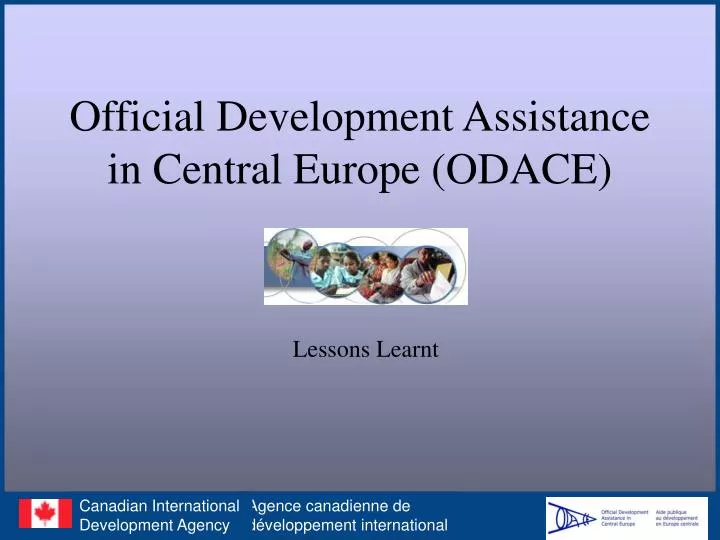 official development assistance in central europe odace
