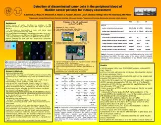 Detection of disseminated tumor cells in the peripheral blood of