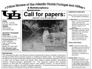 Call for papers: