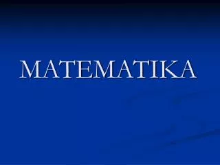 matematika