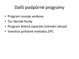 dal podp rn programy