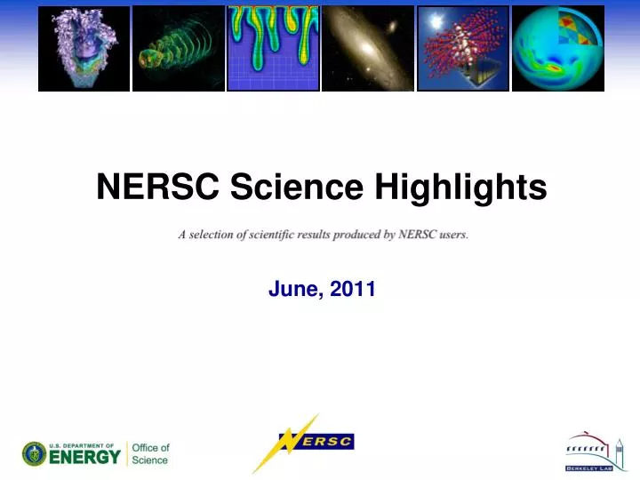 nersc science highlights