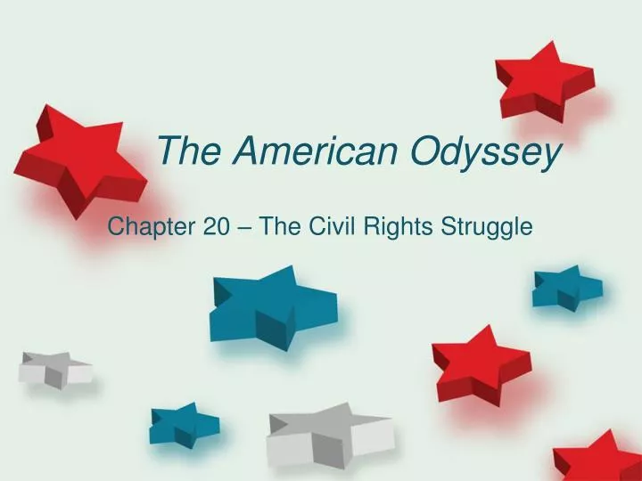 the american odyssey
