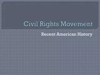 Civil Rights Movement