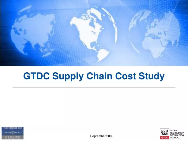 gtdc supply chain cost study