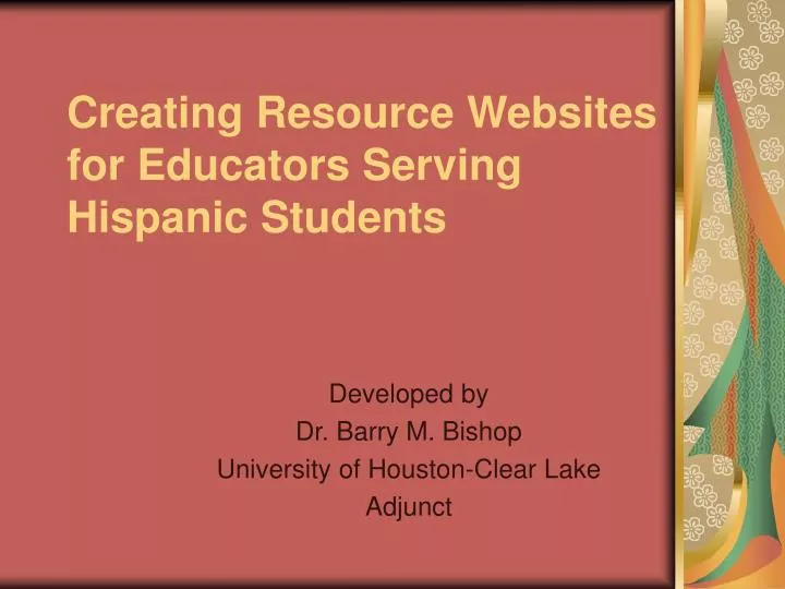 creating resource websites for educators serving hispanic students
