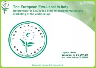 The European Eco-Label in Italy