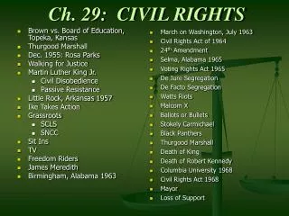Ch. 29: CIVIL RIGHTS