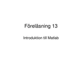f rel sning 13
