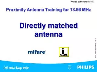 Proximity Antenna Training for 13.56 MHz