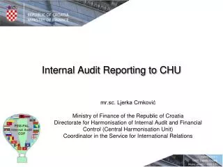 Internal Audit Reporting to CHU