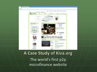 A Case Study of Kiva