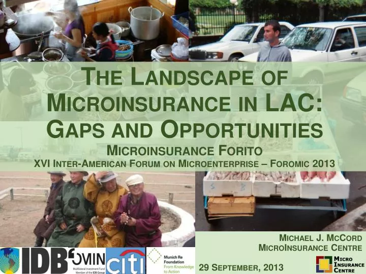 michael j mccord microinsurance centre 2 9 september 2013