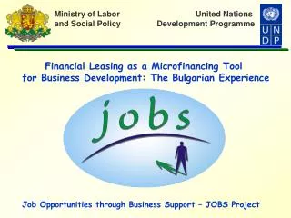 JOBS Project Overview