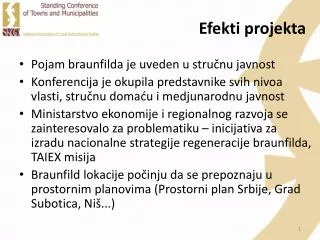 efekti projekta