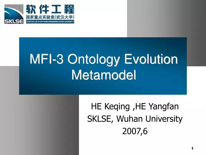 mfi 3 ontology evolution metamodel