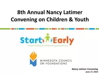 8th Annual Nancy Latimer Convening on Children &amp; Youth