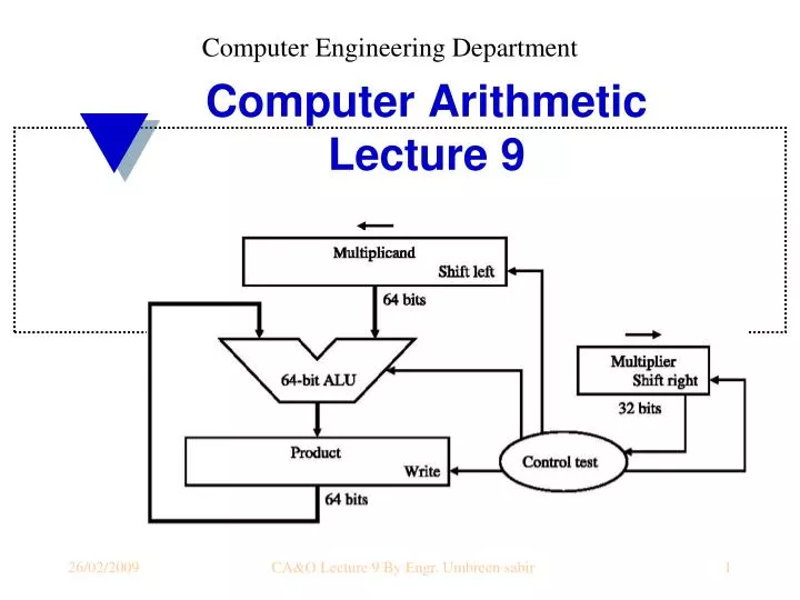 computer arithmetic lecture 9