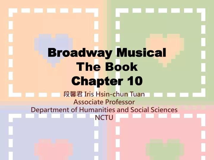 broadway musical the book chapter 10
