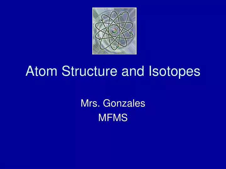 atom structure and isotopes