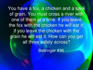 Bellringer #36