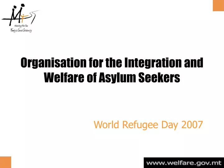 organisation for the integration and welfare of asylum seekers