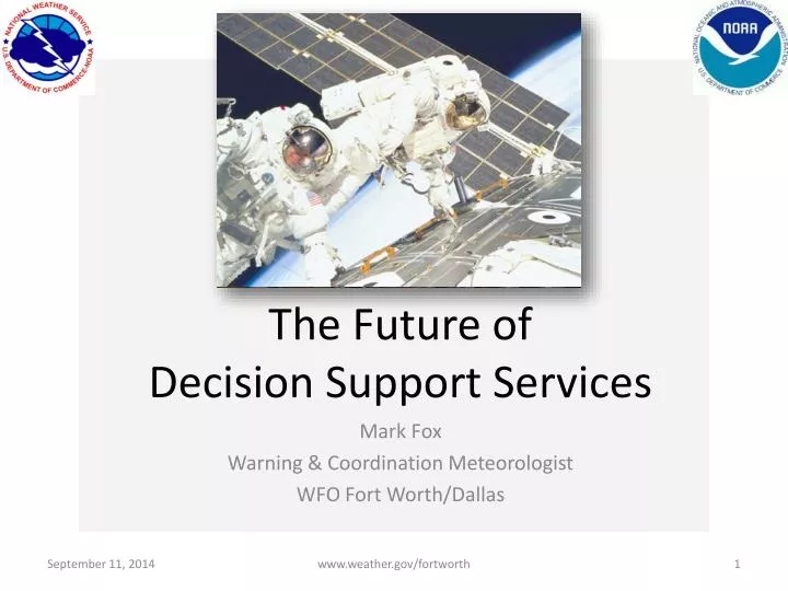the future of decision support services