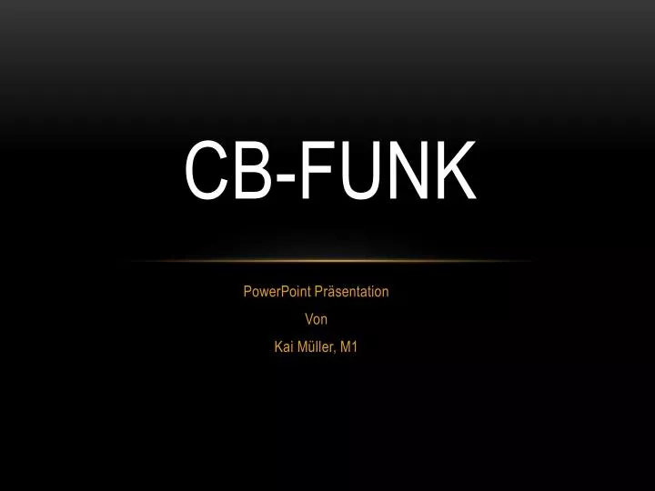 cb funk