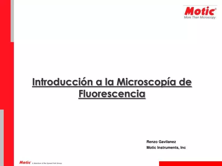 introducci n a la microscop a de fluorescencia