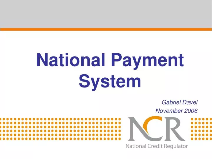 national credit act