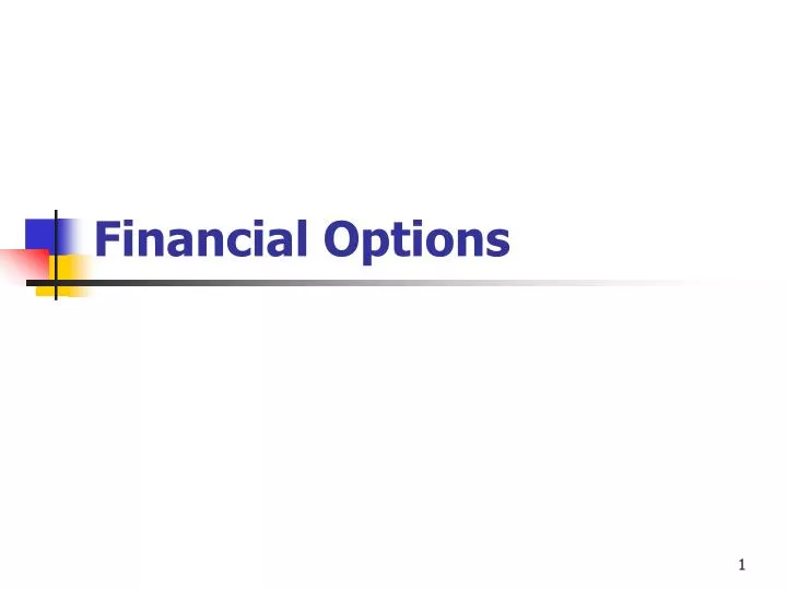 financial options