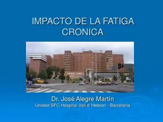 impacto de la fatiga cronica