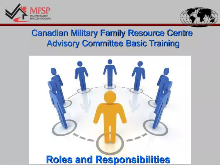 canadian military family resource centre advisory committee basic training