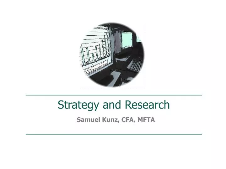 strategy and research