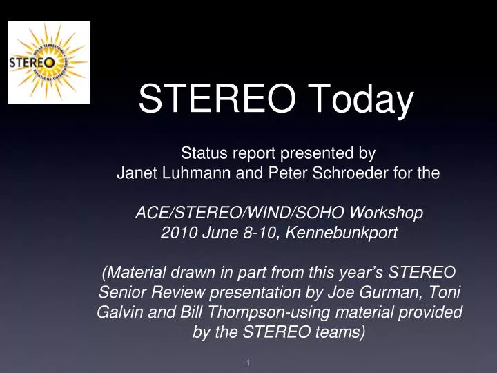 stereo today