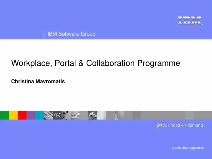 workplace portal collaboration programme
