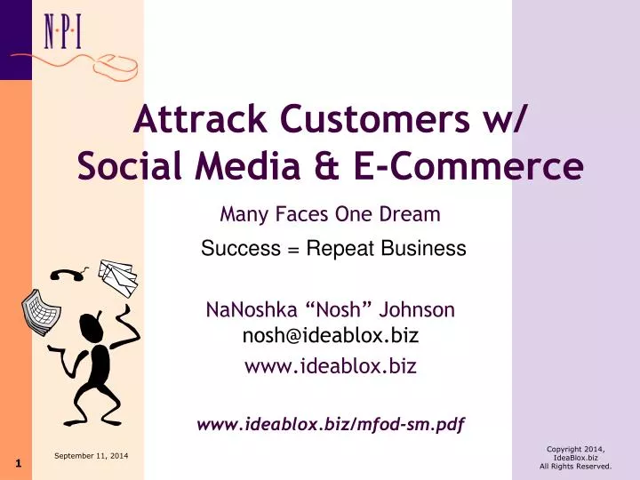 attrack customers w social media e commerce