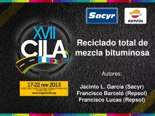 reciclado total de mezcla bituminosa