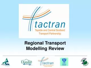 Regional Transport Modelling Review