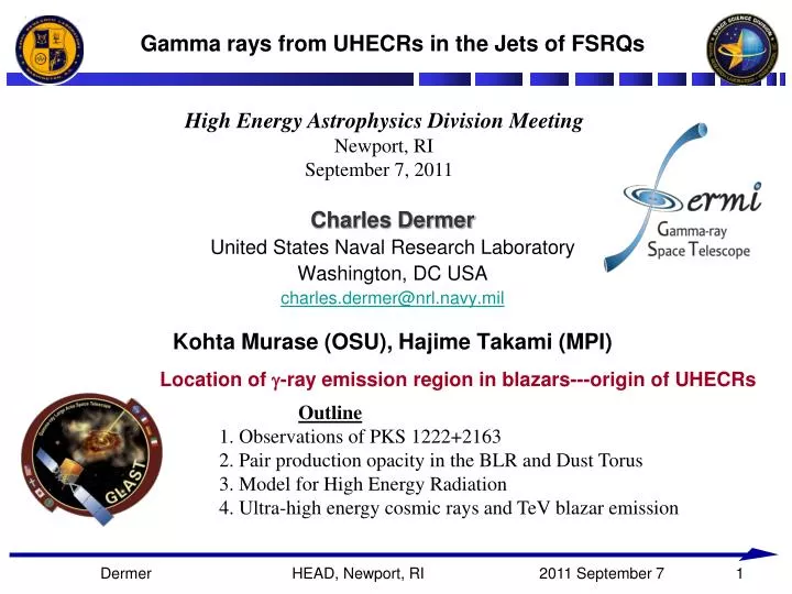 gamma rays from uhecrs in the jets of fsrqs