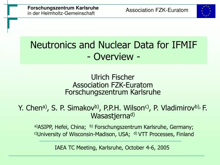 neutronics and nuclear data for ifmif overview