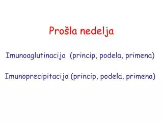 pro la nedelja