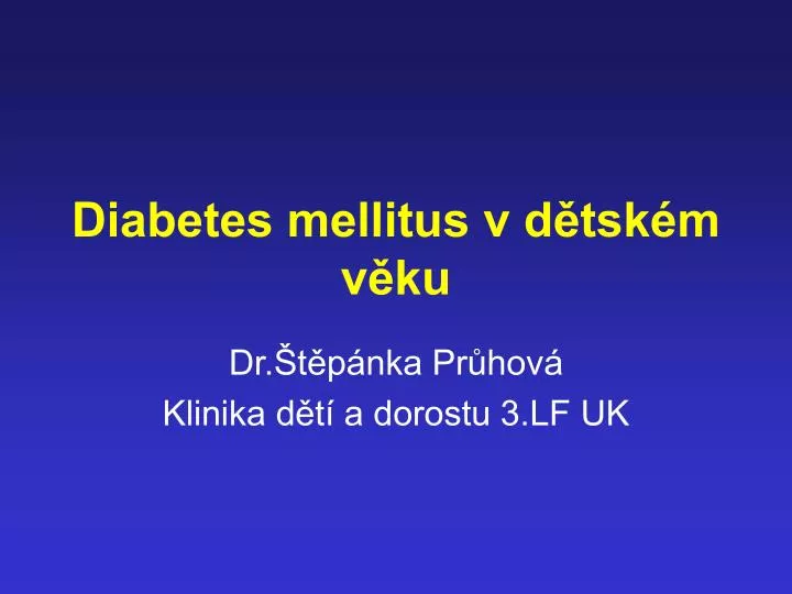 diabetes mellitus v d tsk m v ku