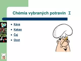 ch mia vybran ch potrav n