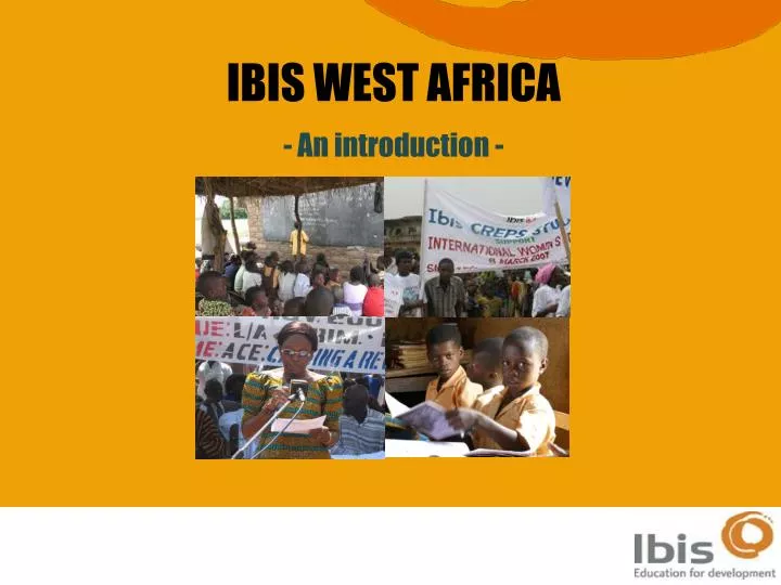 ibis west africa an introduction
